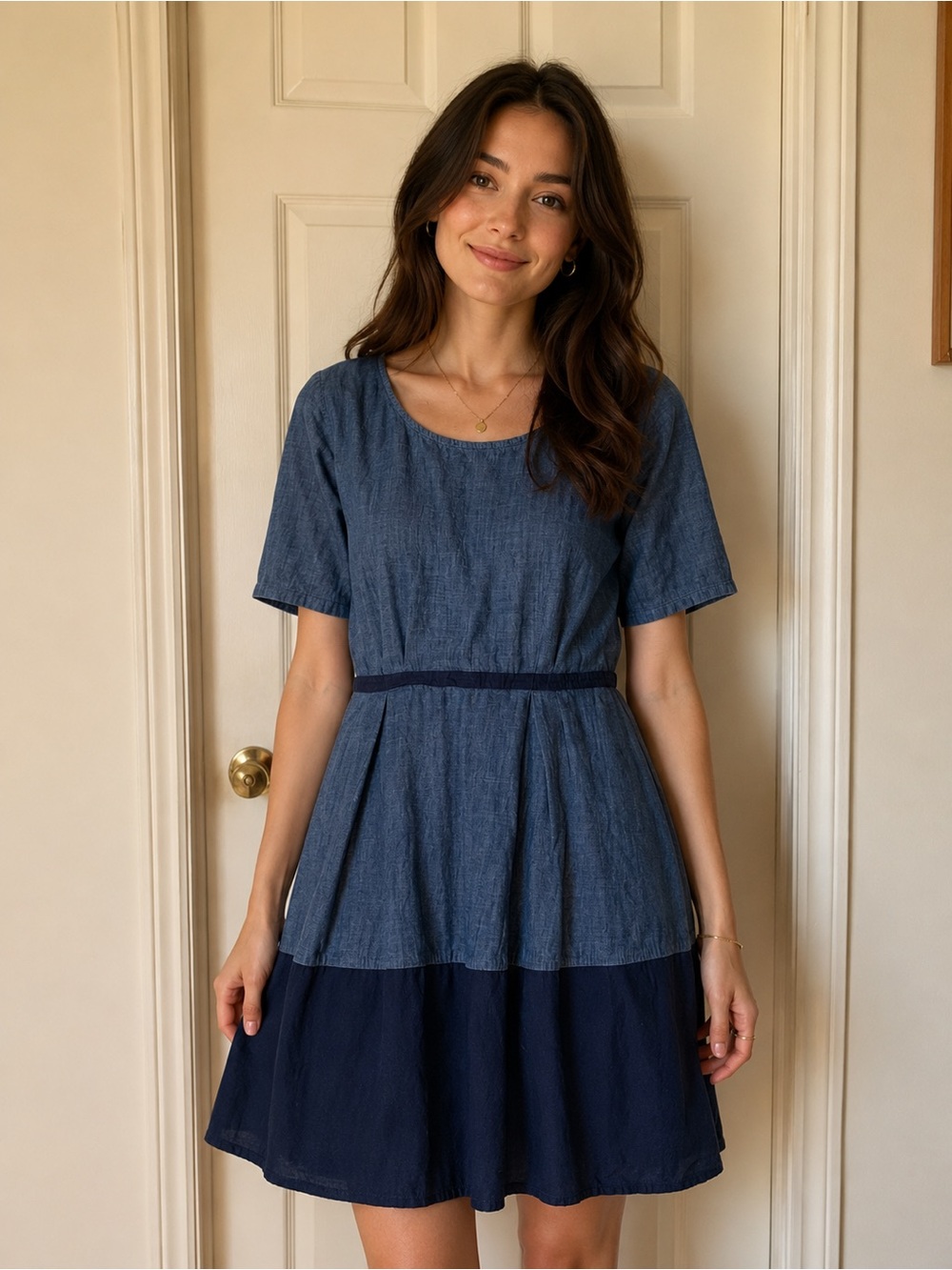 eshakti Jean look dress